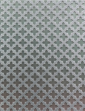 Fancy Cross pewter 1X.665m with stainless backing mesh 1