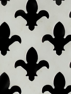 Fleur De Lys stainless 2 X 1m with no backing mesh