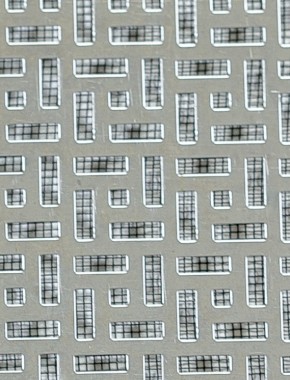 Maidstone stainless 1X.665m with black backing mesh 0