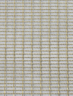 Crimped mesh 2 X 1 25 X 8 BRASS2 SQUAREBLACKmesh 1