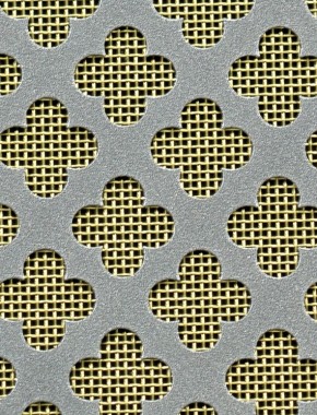 Large Club pewter 1X.665m with brass backing mesh 0