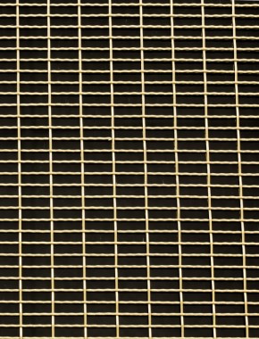 Crimped mesh 2 X 1 25 X 8 BRASS2 SQUARENOmesh 1