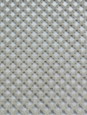 Large Club stainless 2 X 1m with black backing mesh cut to size 1