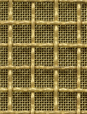 Crimped mesh 1X1 12.5 X 12.5 BRASS2.5 SQUAREBRASSmesh cut to size 0
