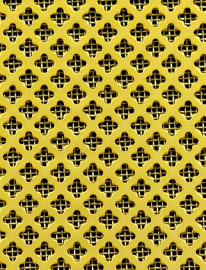 Fancy club Gold anodised 2 X 1m with brass backing mesh