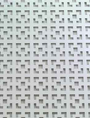 Dymchurch Silver anodised 2 X 1m with black backing mesh 1
