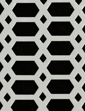 Slot & Diamond Silver anodised 2 X 1m with no backing mesh cut to size 0