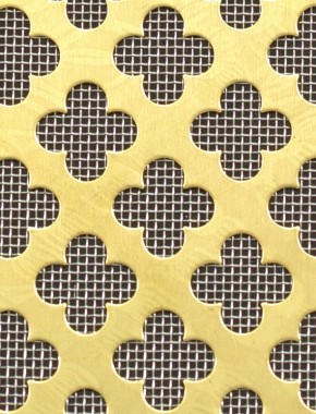 Large Club brass 2 X 1m with stainless backing mesh cut to size 0
