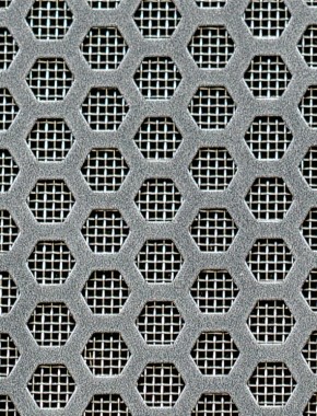 Honeycomb pewter 1X.665m with stainless backing mesh 0