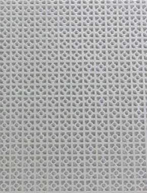 Moroccan Silver anodised 1X1m with black backing mesh cut to size 1
