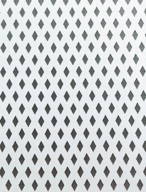 Small Diamond Silver anodised 2 X 1m with stainless backing mesh 1