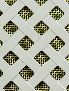 Rye Silver anodised 1X.665m with brass backing mesh 0