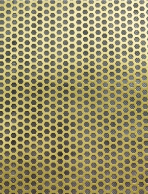 Honeycomb brass 1X.665m with stainless backing mesh 1