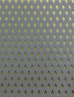 Small Diamond pewter 1X1m with brass backing mesh 1