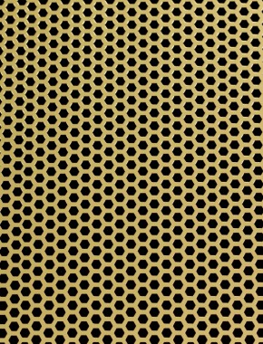 Honeycomb Gold anodised 1X.665m with no backing mesh 1