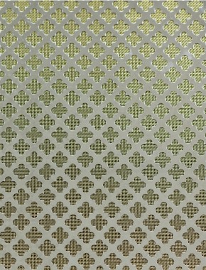Large Club stainless 2 X 1m with brass backing mesh 1