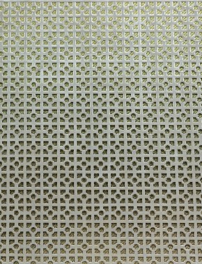 Moroccan stainless 2 X 1m with brass backing mesh 1