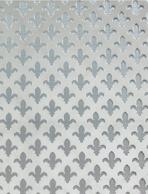 Fleur De Lys stainless 2 X 1m with stainless backing mesh 1