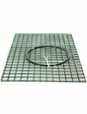 gabion basket Green PE 3mm 1.5m x 1m x 1m 1