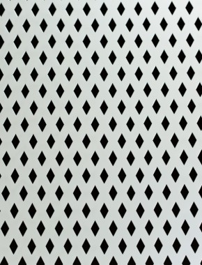 Small Diamond Silver anodised 2 X 1m with no backing mesh cut to size 1