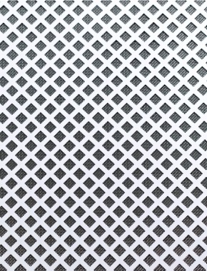 Lattice Silver anodised 1X.665m with stainless backing mesh cut to size 1