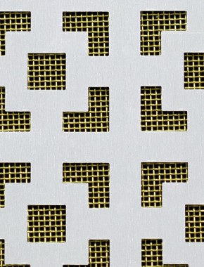 Dymchurch Silver anodised 2 X 1m with brass backing mesh 0