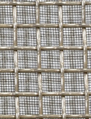 Crimped mesh 2 X 1 10X10 SS3162.3 SQUAREBLACKmesh 0