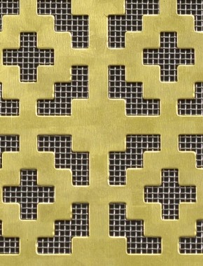 Iden brass 2 X 1m with stainless backing mesh cut to size 0