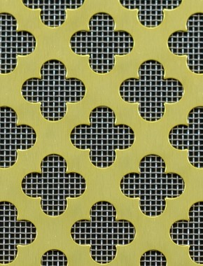 Large Club Gold anodised 2 X 1m with stainless backing mesh