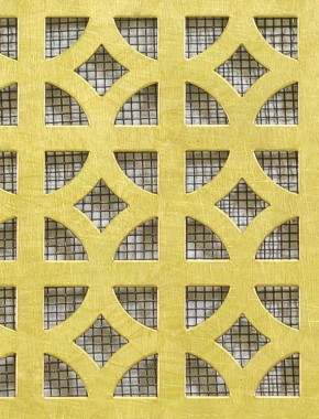 Ockley brass 2 X 1m with black backing mesh 0