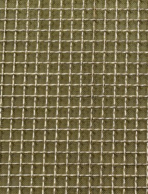 Crimped mesh 1X1 15 X 15 SS3042.3 SQUAREBRASSmesh 1