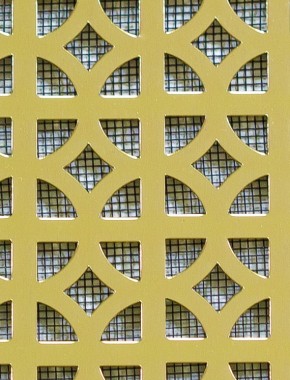 Ockley Gold anodised 2 X 1m with black backing mesh 0