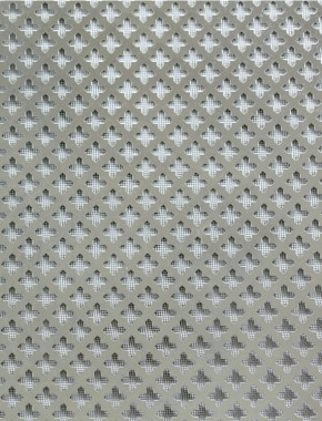 Small Cross stainless 2 X 1m with black backing mesh 1