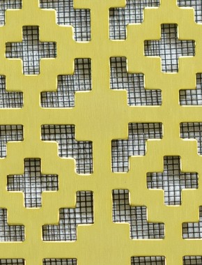 Iden Gold anodised 2 X 1m with black backing mesh 0