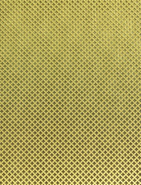 Fancy club brass 2 X 1m with brass backing mesh cut to size 1