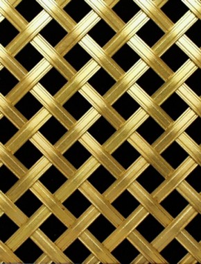 Hand Made Decorative 10mm ap6mm reededdiamondbrassnobacking 0