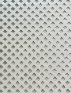 Rye Silver anodised 1X.665m with black backing mesh 1