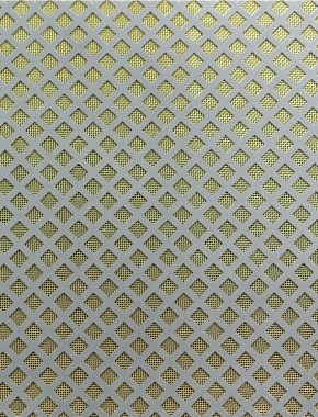 Lattice pewter 2 X 1m with brass backing mesh 1