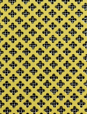 Fancy club Gold anodised 2 X 1m with stainless backing mesh