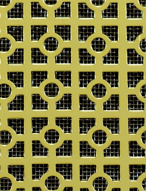 Moroccan Gold anodised 2 X 1m with stainless backing mesh 0