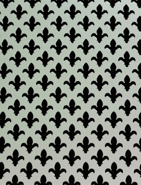 Fleur De Lys Silver anodised 1X1m with no backing mesh 1