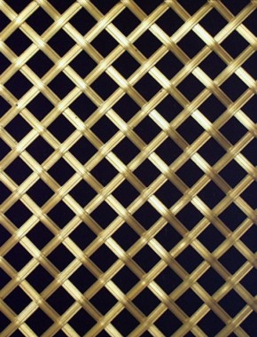 Hand Made Decorative 7mm ap3mm reededdiamondbrassnobacking