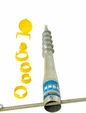 SCREW IN POST HOLDER Galv 0