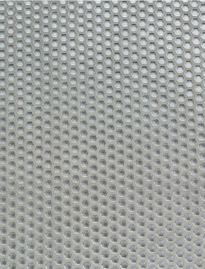 Honeycomb stainless 2 X 1m with black backing mesh 1