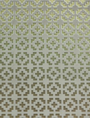 Iden stainless 2 X 1m with brass backing mesh cut to size 1