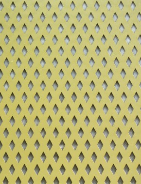 Small Diamond Gold anodised 2 X 1m with black backing mesh 1