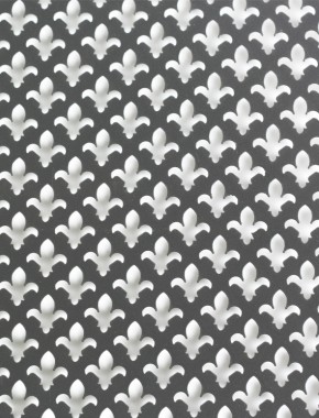 Fleur De Lys pewter 1X1m with no backing mesh cut to size 1