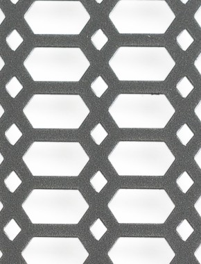 Slot & Diamond pewter 1X1m with no backing mesh 0