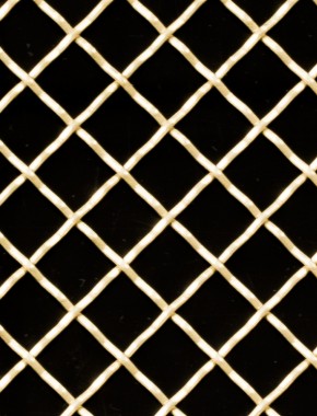 Crimped mesh 1X1 10X10 BRASS1.5 DIAMONDNOmesh 0