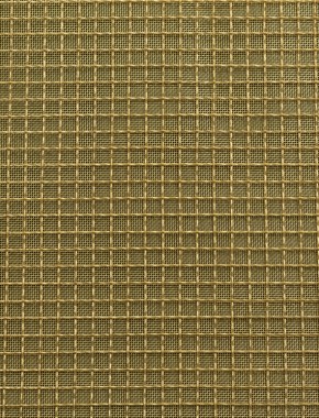 Crimped mesh 1X.665 10X10 BRASS1.5 SQUAREBRASSmesh 1